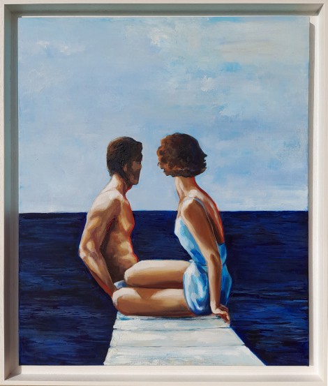 Les Couples - Huile sur toile - 