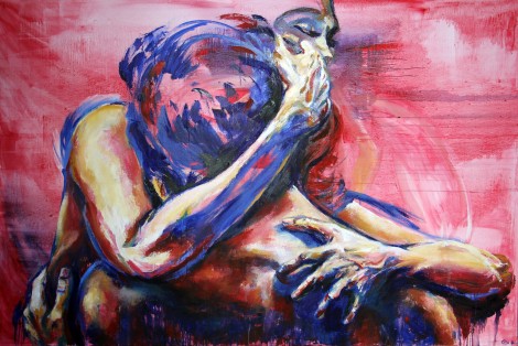 Les Couples - Huile sur toile - 2014