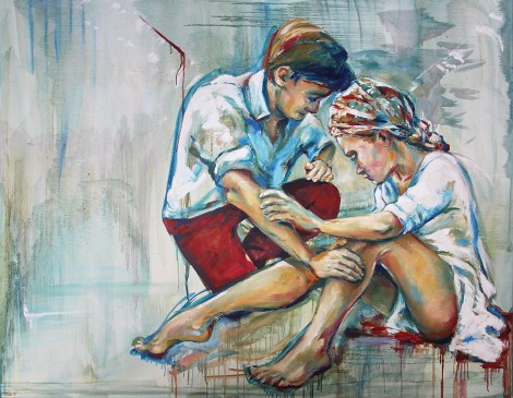 Les Couples - Huile sur toile - 2017