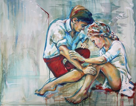 Orpheus and Eurydice - Oil on canvas - 2017