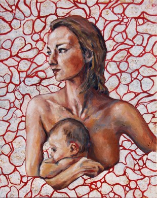 La Transmission 3 - Huile sur toile