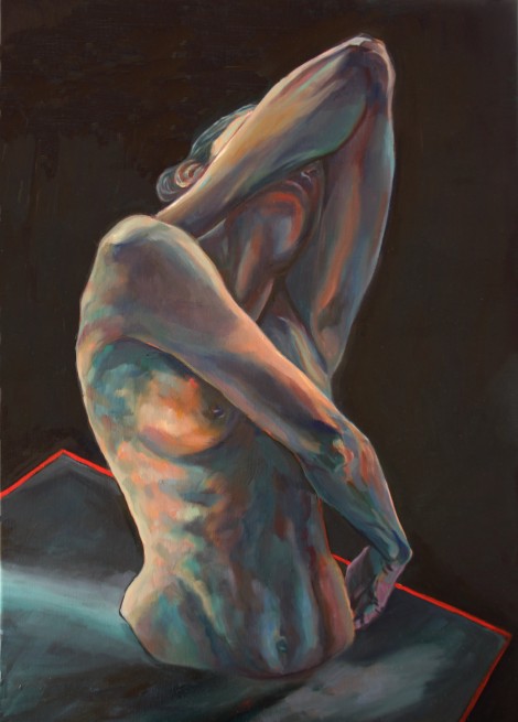 Ecrans Hurlants #2 - Huile sur toile - 